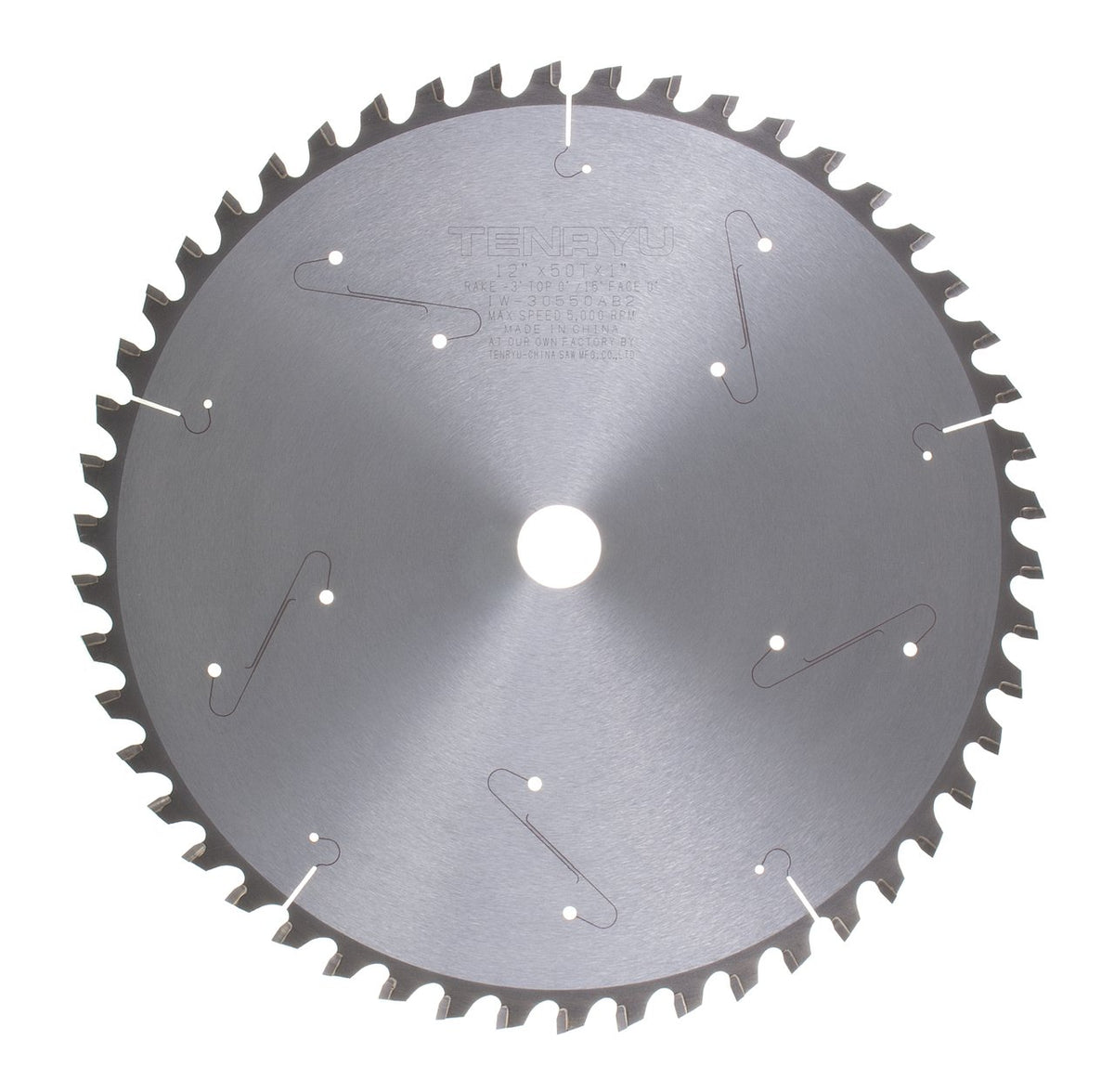Tenryu IW-30550AB2: 12" x 50 Tooth Industrial Saw Blade
