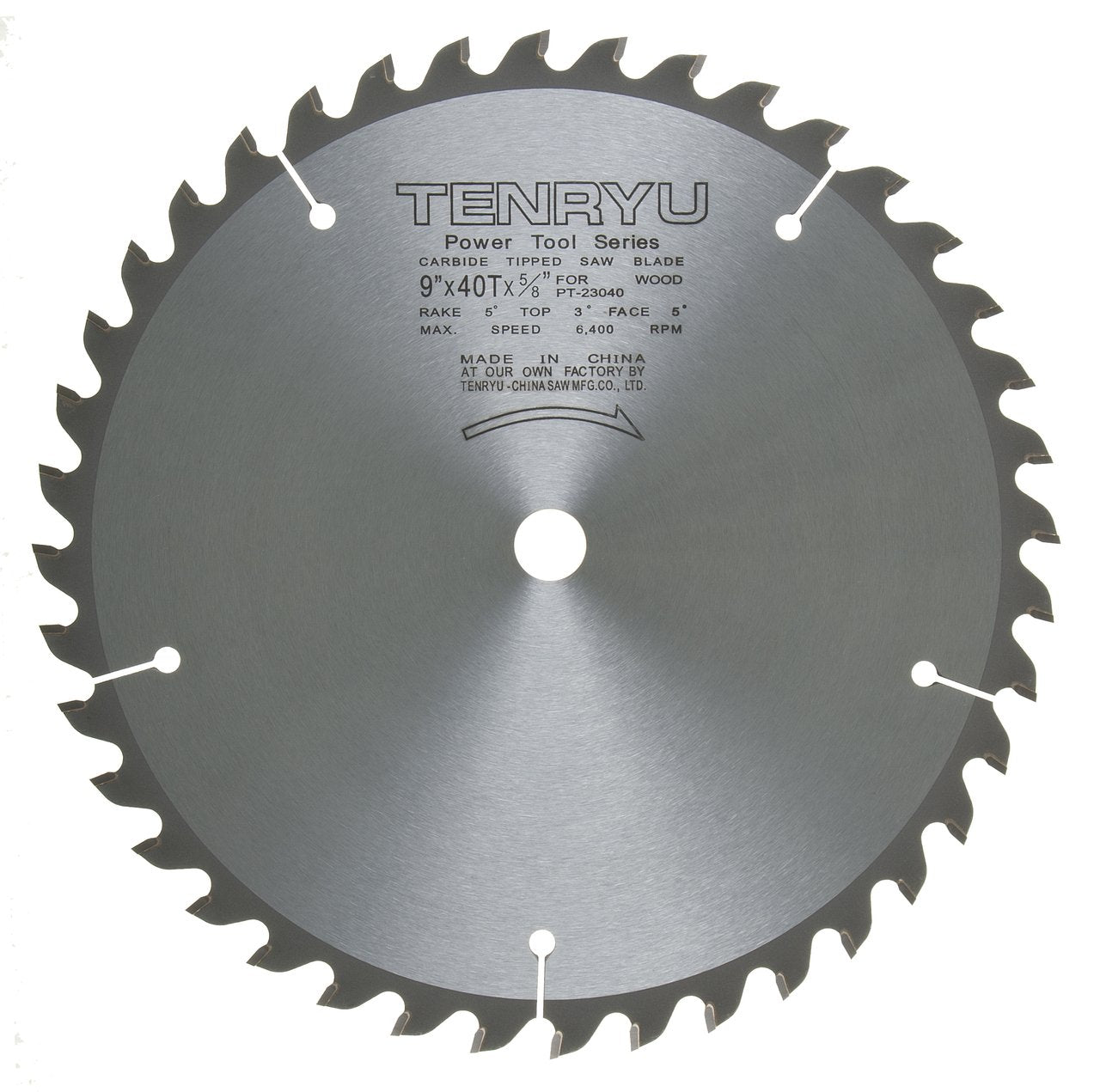 Tenryu PT-23040: 9" x 40 Tooth Power Tool Miter Saw Blade