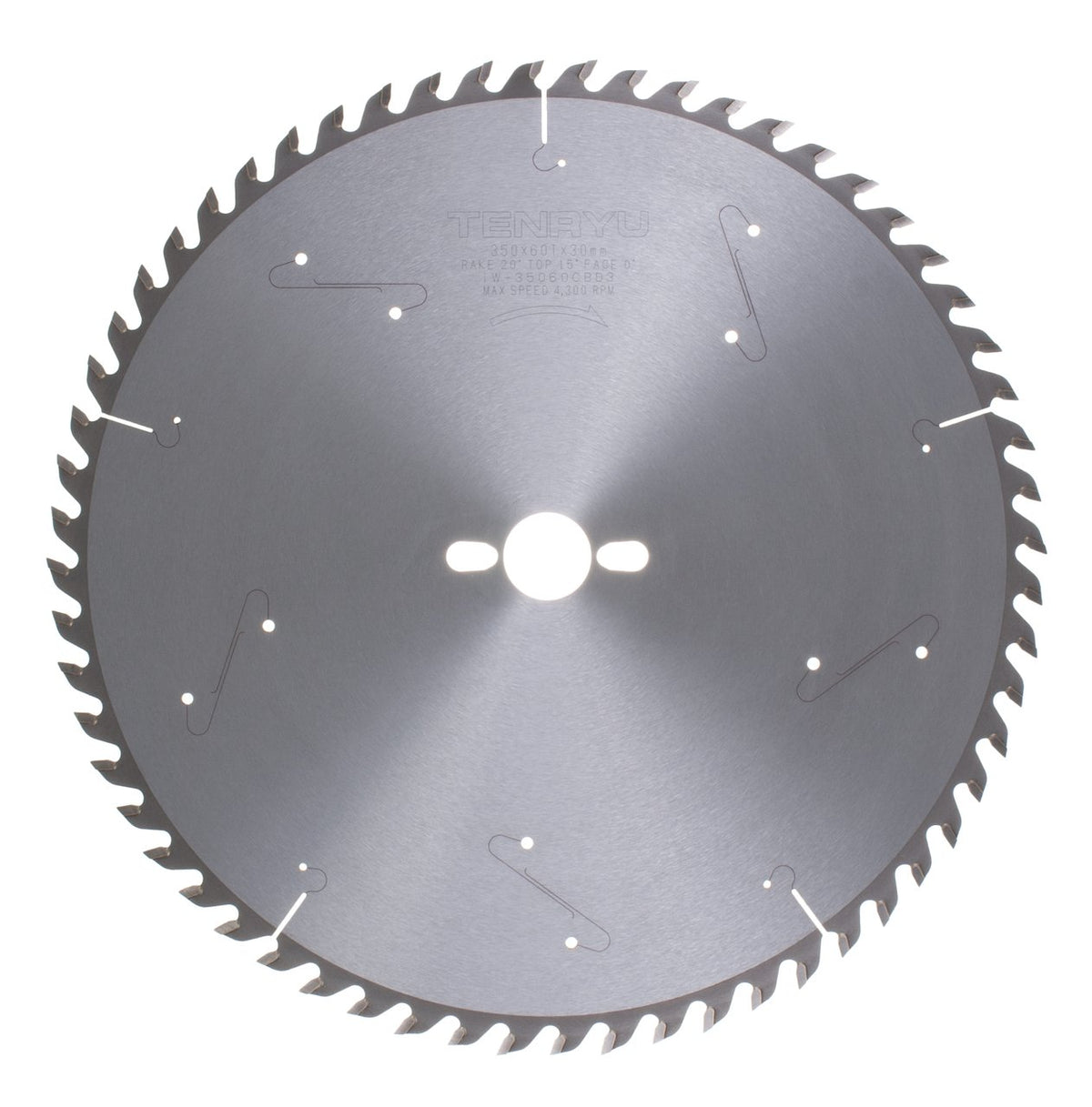 Tenryu IW-35060CBD3: 350mm x 60 Tooth Industrial Table Saw Blade