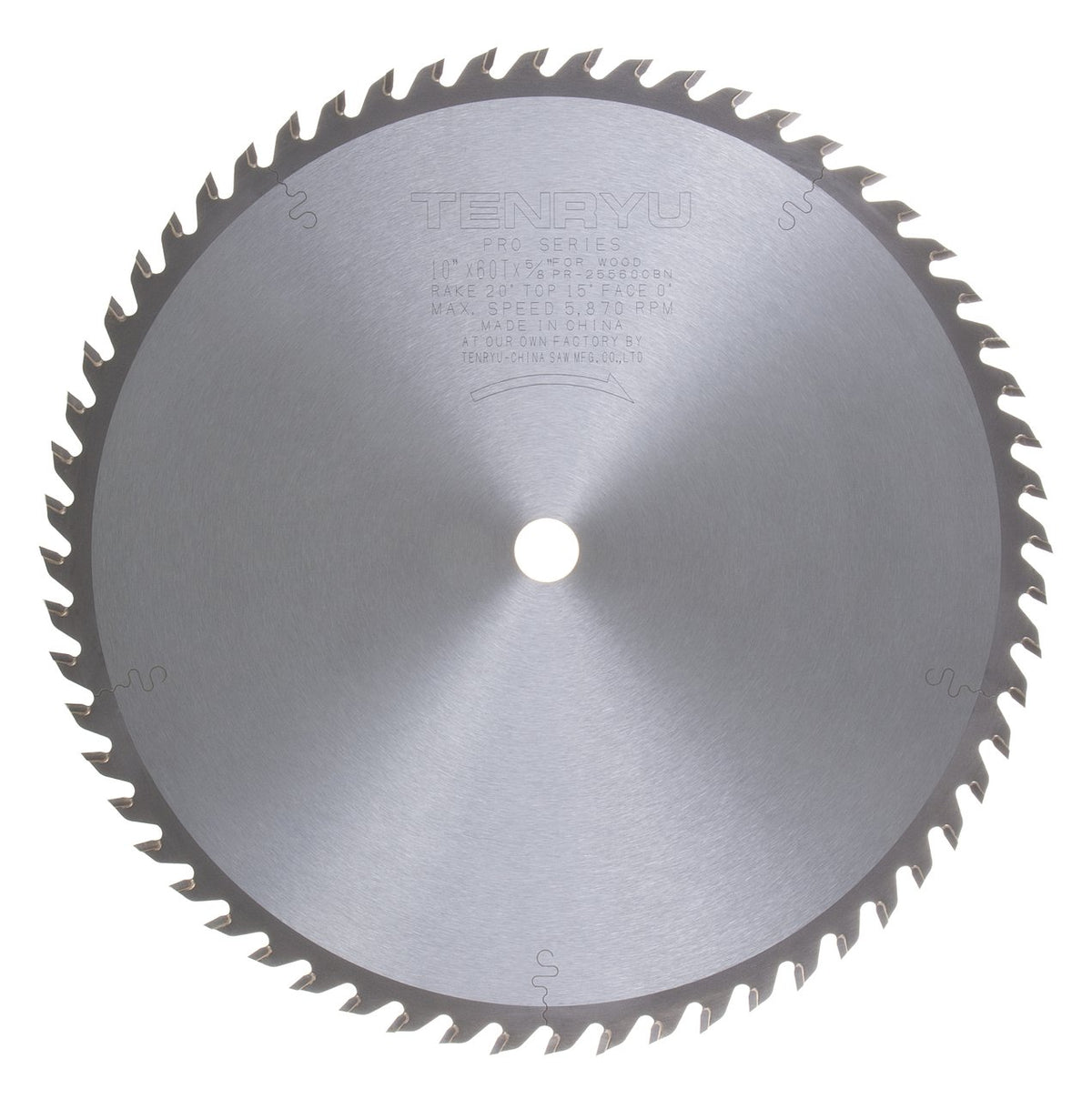 Tenryu PR-25560CBN: 10" x 60 Tooth Pro Series Saw Blade