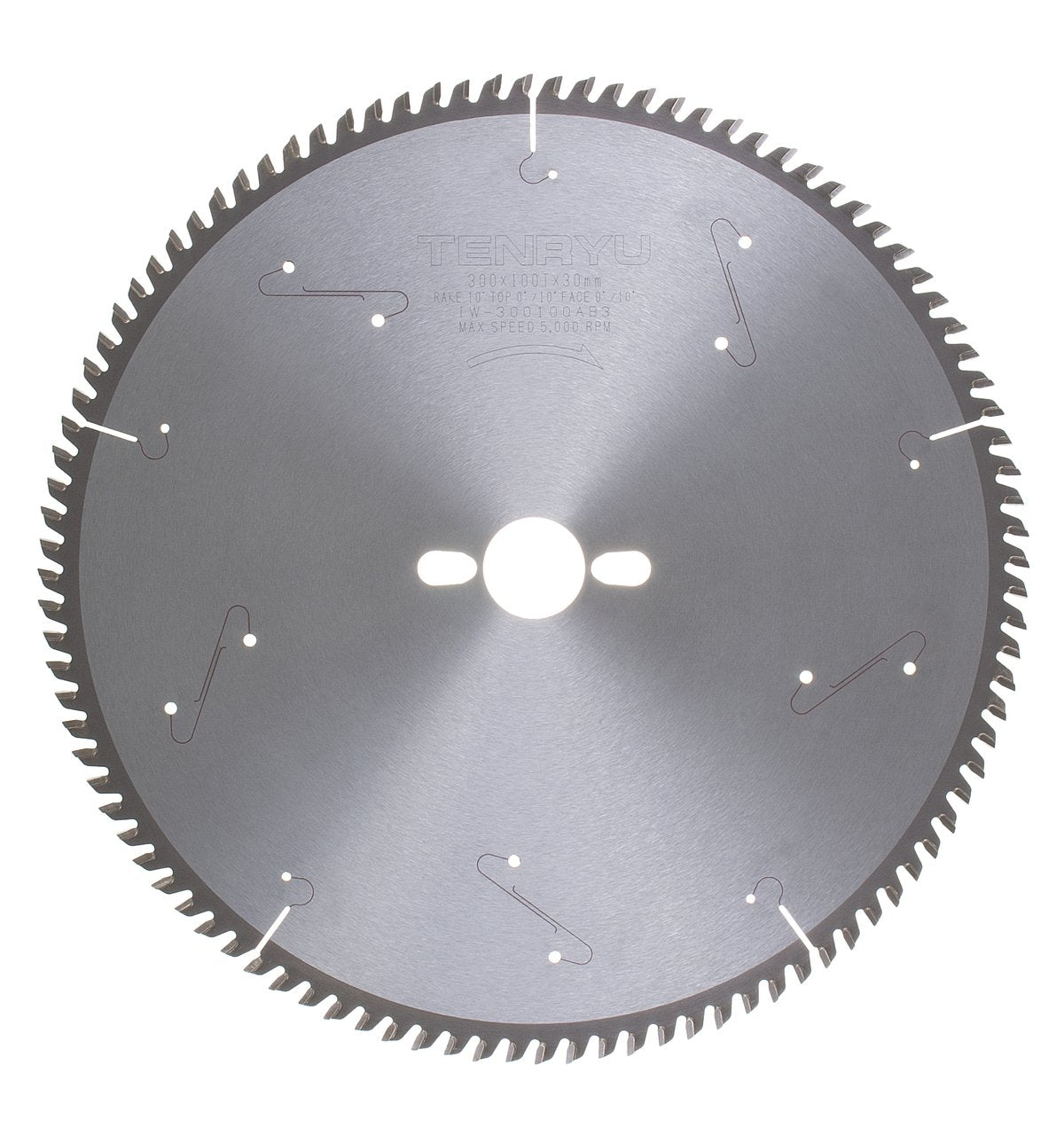 Tenryu IW-300100AB3: 300mm x 100 Tooth Industrial Table Saw Blade