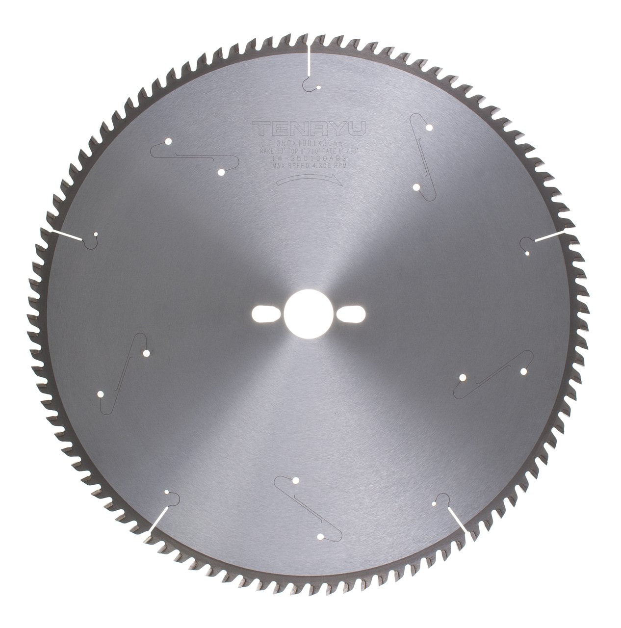 Tenryu IW-350100AB3: 350mm x 100 Tooth Industrial Table Saw Blade