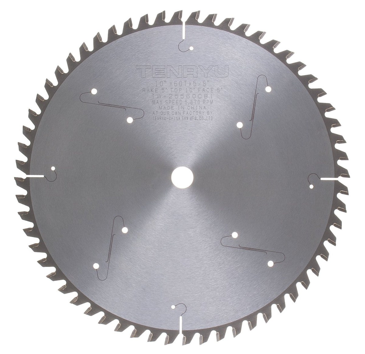 Tenryu IW-25560CB1: 10" x 60 Tooth Industrial Miter Saw Blade