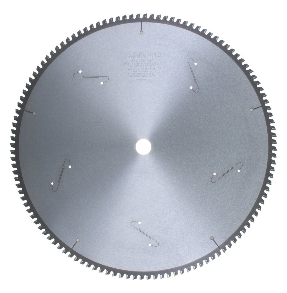 Tenryu IA-455120DN: 18" x 120 Tooth Industrial Non-Ferrous Non-Ferrous Cutting Blade