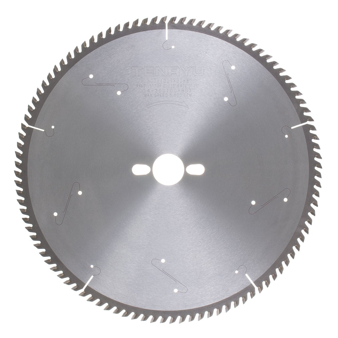 Tenryu IW-300100ABD3: 300mm x 100 Tooth Industrial Table Saw Blade