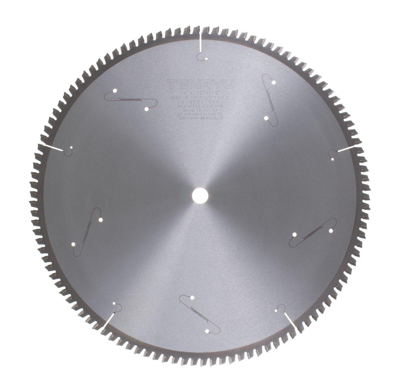 Tenryu IW-355110AB1: 14" x 110 Tooth Industrial Miter Saw Blade
