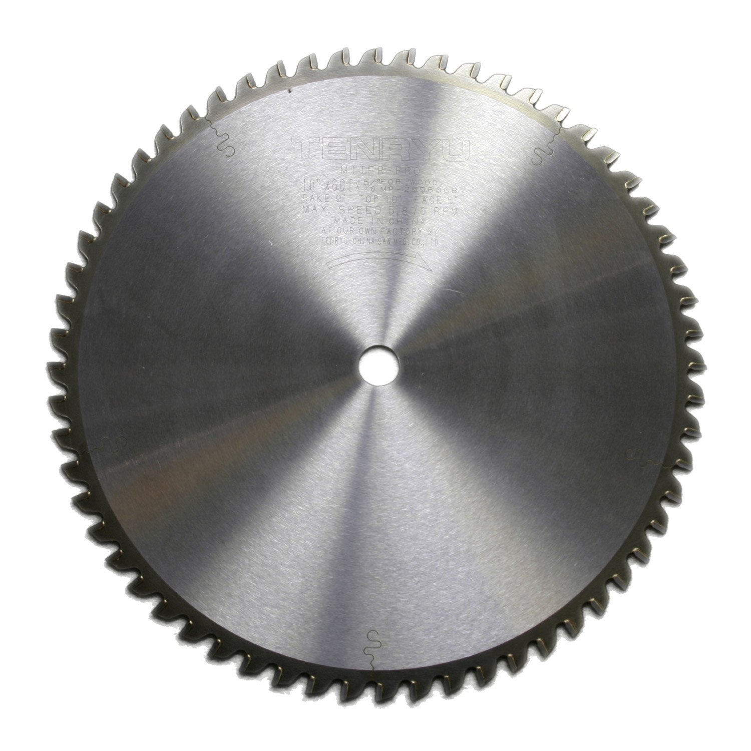 Tenryu MP-25560CB: 10" x 60 Tooth Miter-Pro Miter Saw Blade