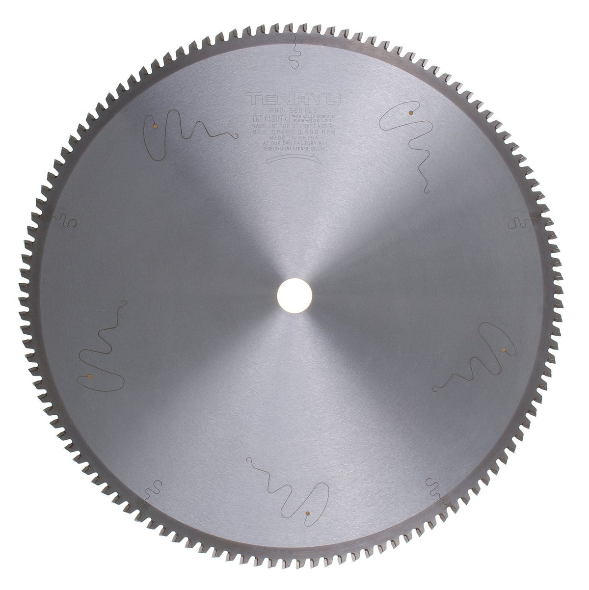 Tenryu PRS-405120: 16" x 120 Tooth Pro Series Solid Surface Solid Surface Blade
