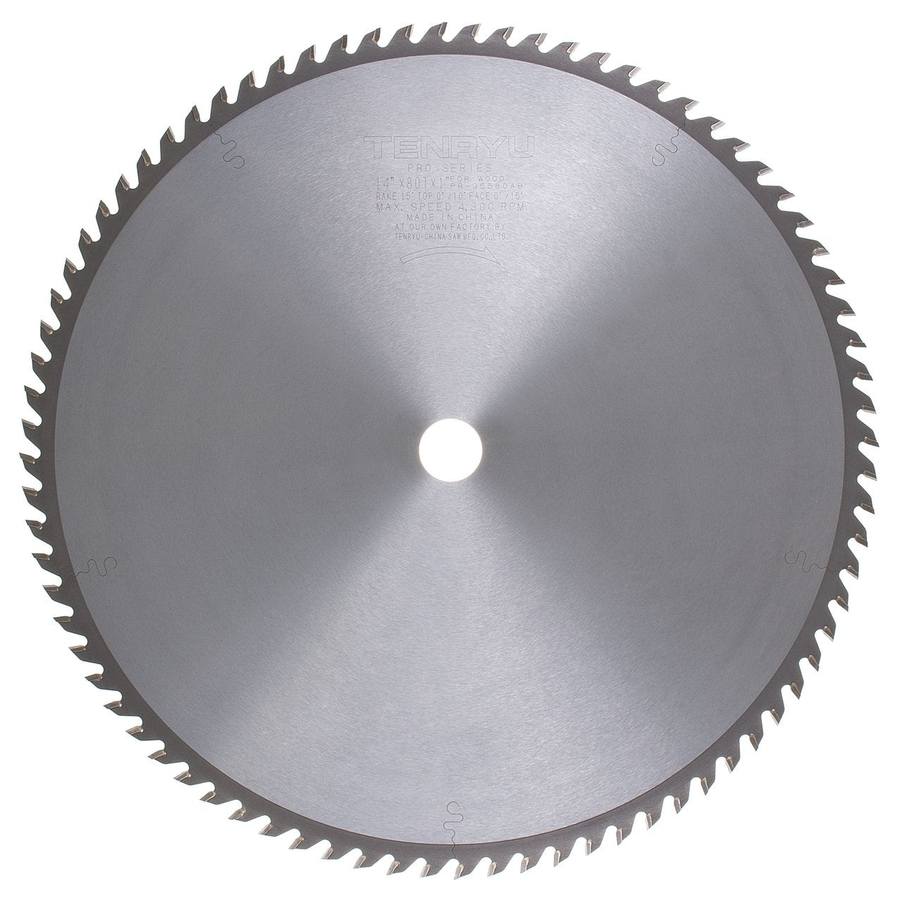 Tenryu PR-35580AB: 14" x 80 Tooth Pro Series Saw Blade