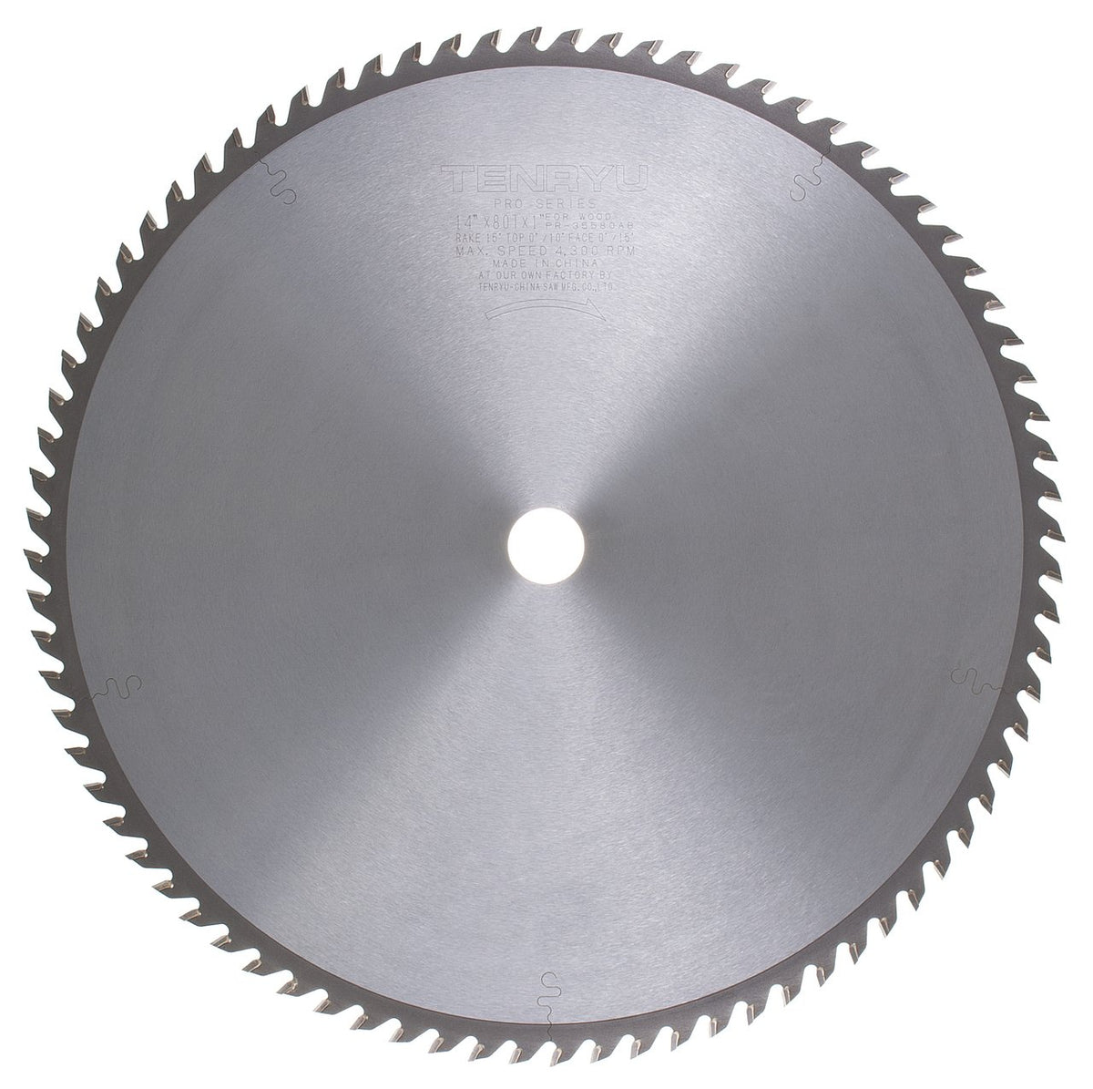 Tenryu PR-35580AB: 14" x 80 Tooth Pro Series Saw Blade