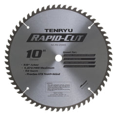 Tenryu RS-25560: 10" x 60 Tooth Rapid-Cut Table Saw Blade