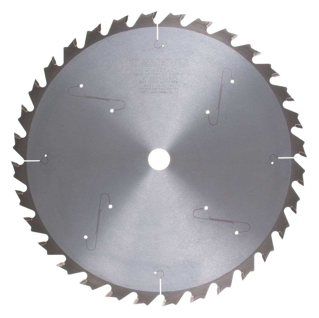 Tenryu IW-35532CBD2: 14" x 32 Tooth Industrial Table Saw Blade