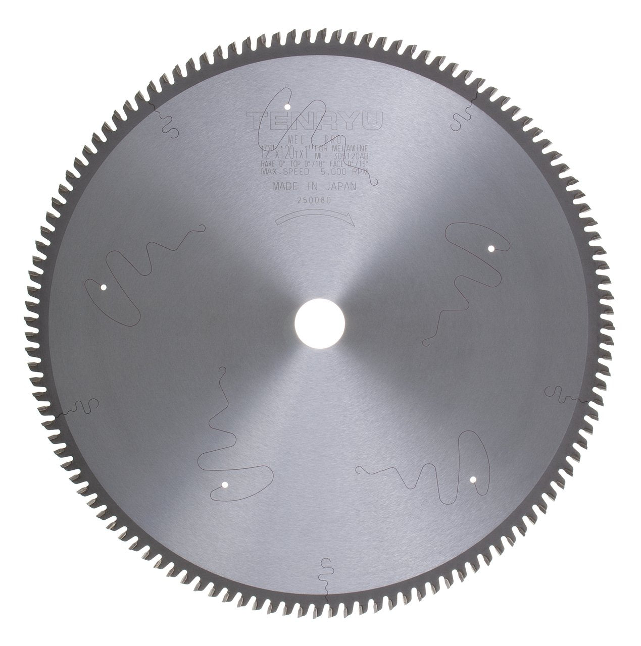 Tenryu ML-305120AB: 12" x 120 Tooth Mel-Pro Melamine & Laminate Blade