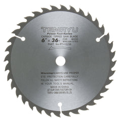 Tenryu PT-15236: 6" x 36 Tooth Power Tool Saw Blade