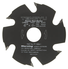 Tenryu PT-10006-1: 4" x 6 Tooth Power Tool Biscuit Joiner Blade