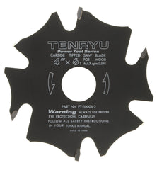 Tenryu PT-10006-2: 4" x 6 Tooth Power Tool Biscuit Joiner Blade