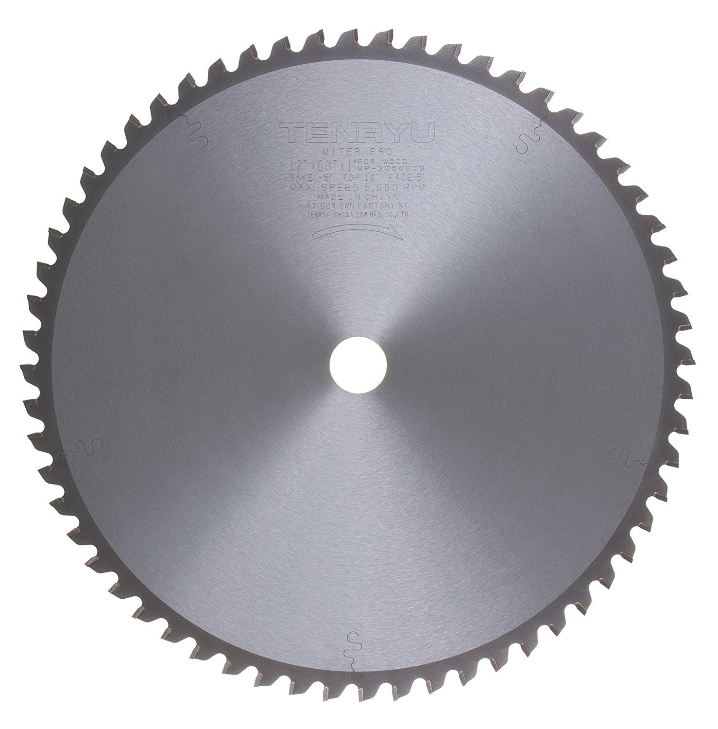 Tenryu MP-30560CB: 12" x 60 Tooth Miter-Pro Miter Saw Blade