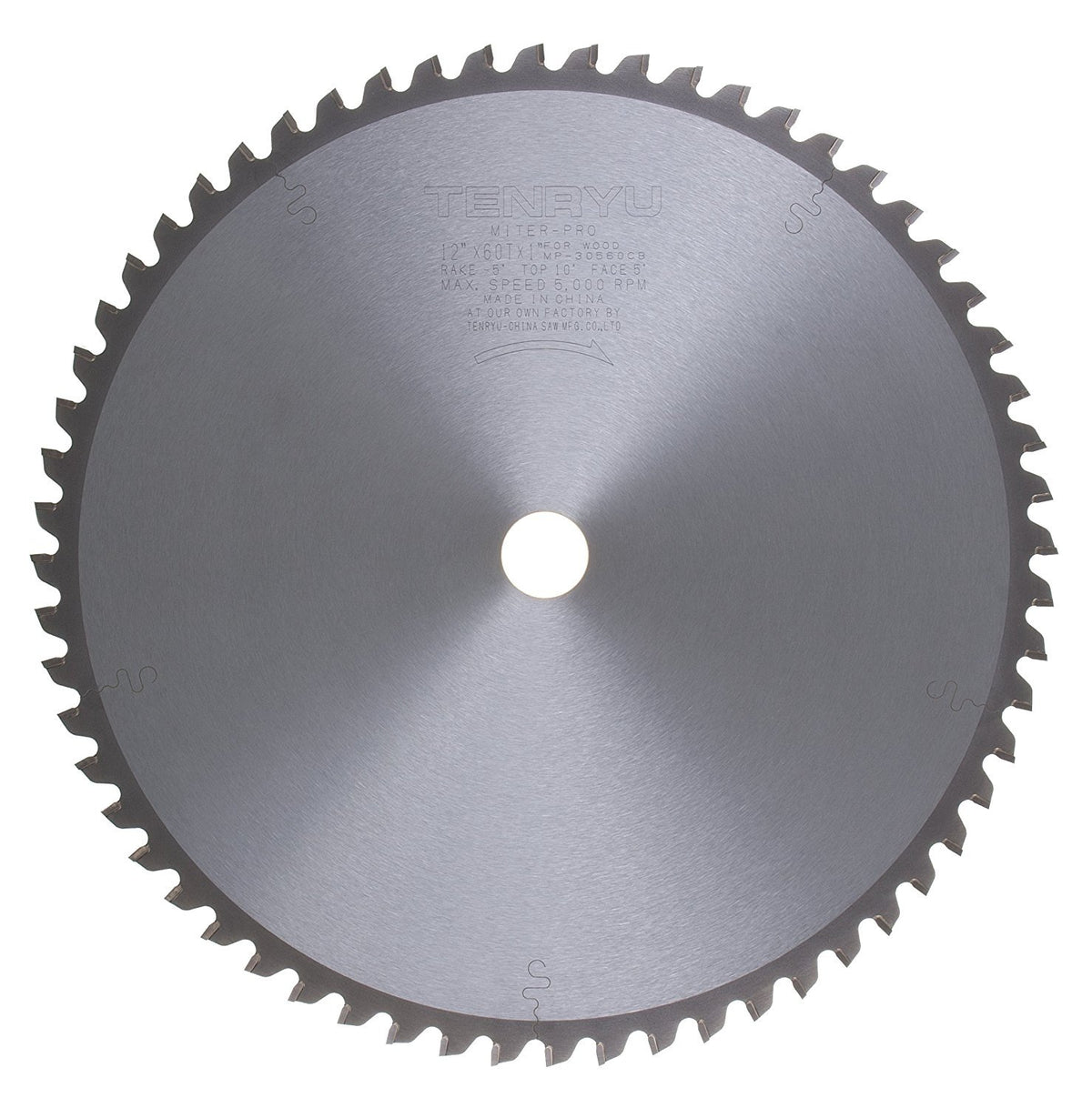 Tenryu MP-30560CB: 12" x 60 Tooth Miter-Pro Miter Saw Blade