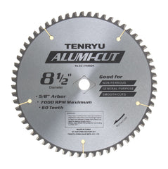 Tenryu AC-21660DN: 8-1/2" x 60 Tooth Alumi-Cut Non-Ferrous Cutting Blade
