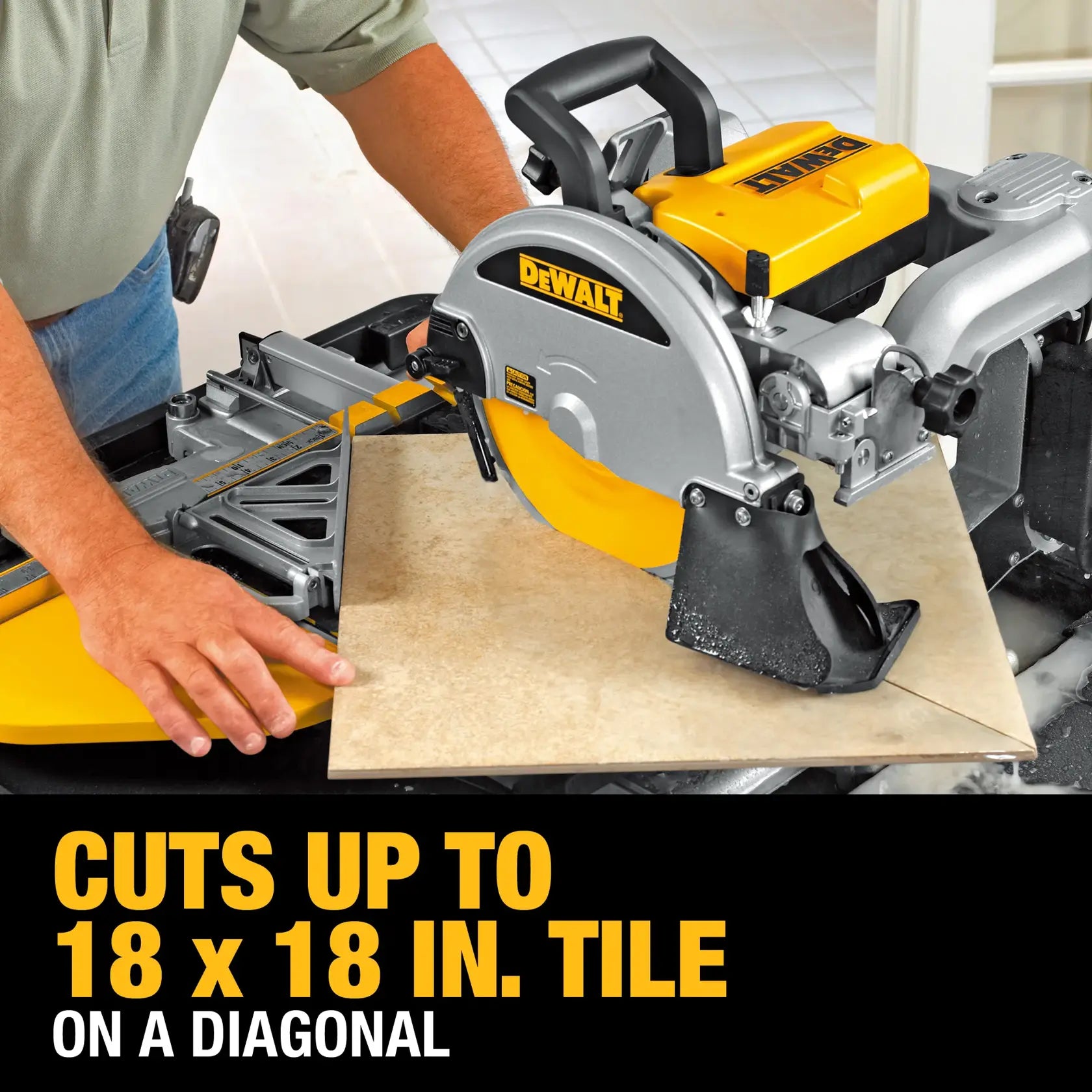 DeWalt D24000S 10" Wet Tile Saw with Stand - image 7