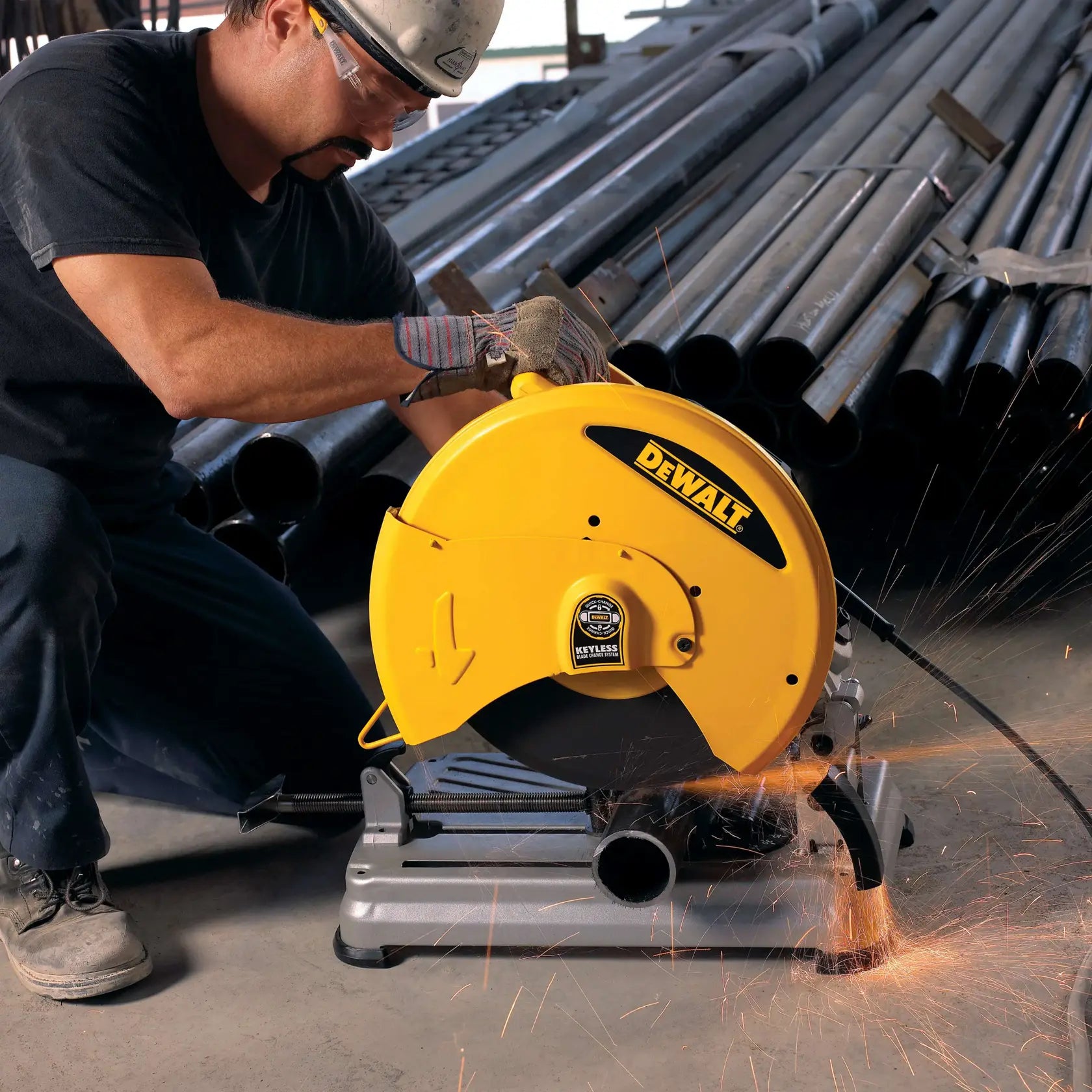 DeWalt D28715 14" Chop Saw with QUIK-CHANGE Keyless Blade Change System - image 6