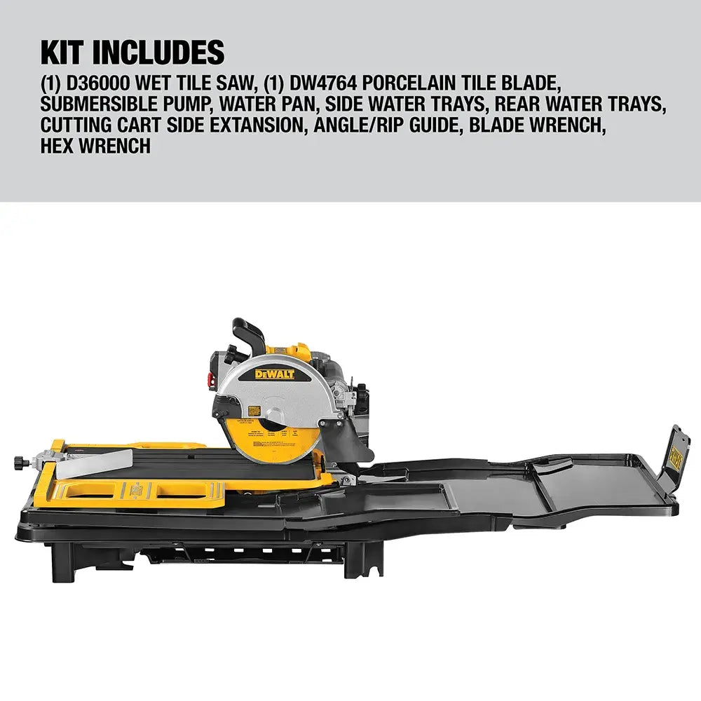 DeWalt D36000 10" High-Capacity Wet Tile Saw - image 3