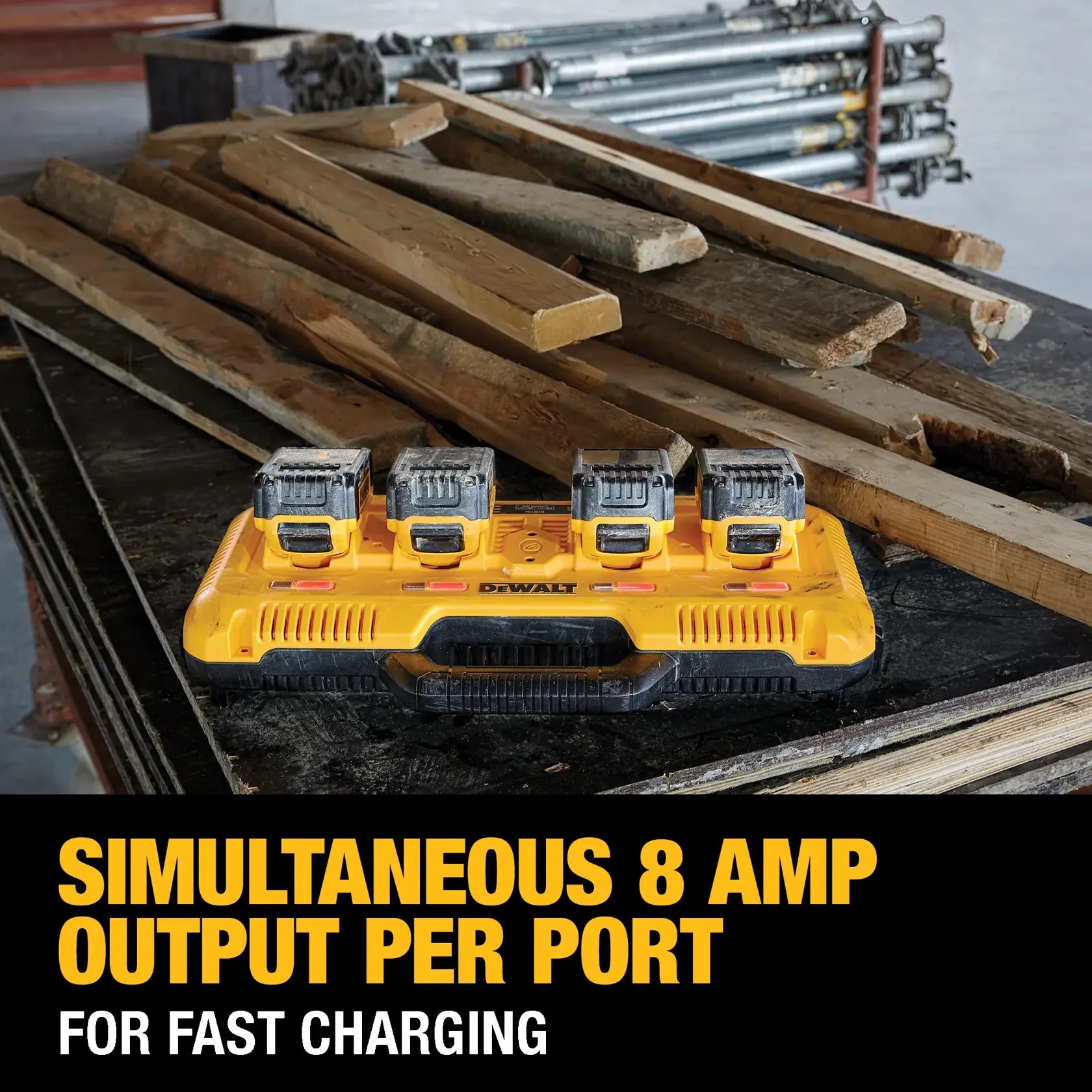DeWalt DCB104 12V/ 20V/ 60V MAX Multiport Simultaneous Fast Charger - image 5
