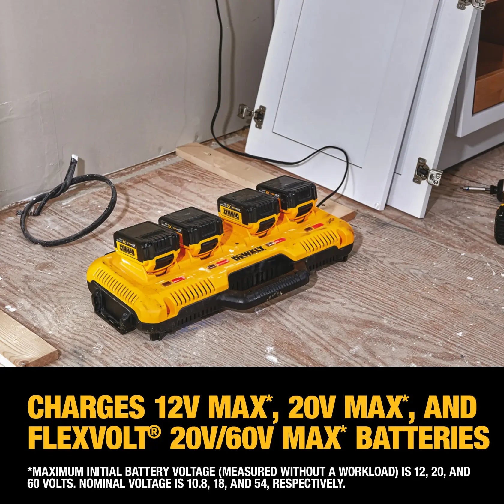 DeWalt DCB104 12V/ 20V/ 60V MAX Multiport Simultaneous Fast Charger - image 6