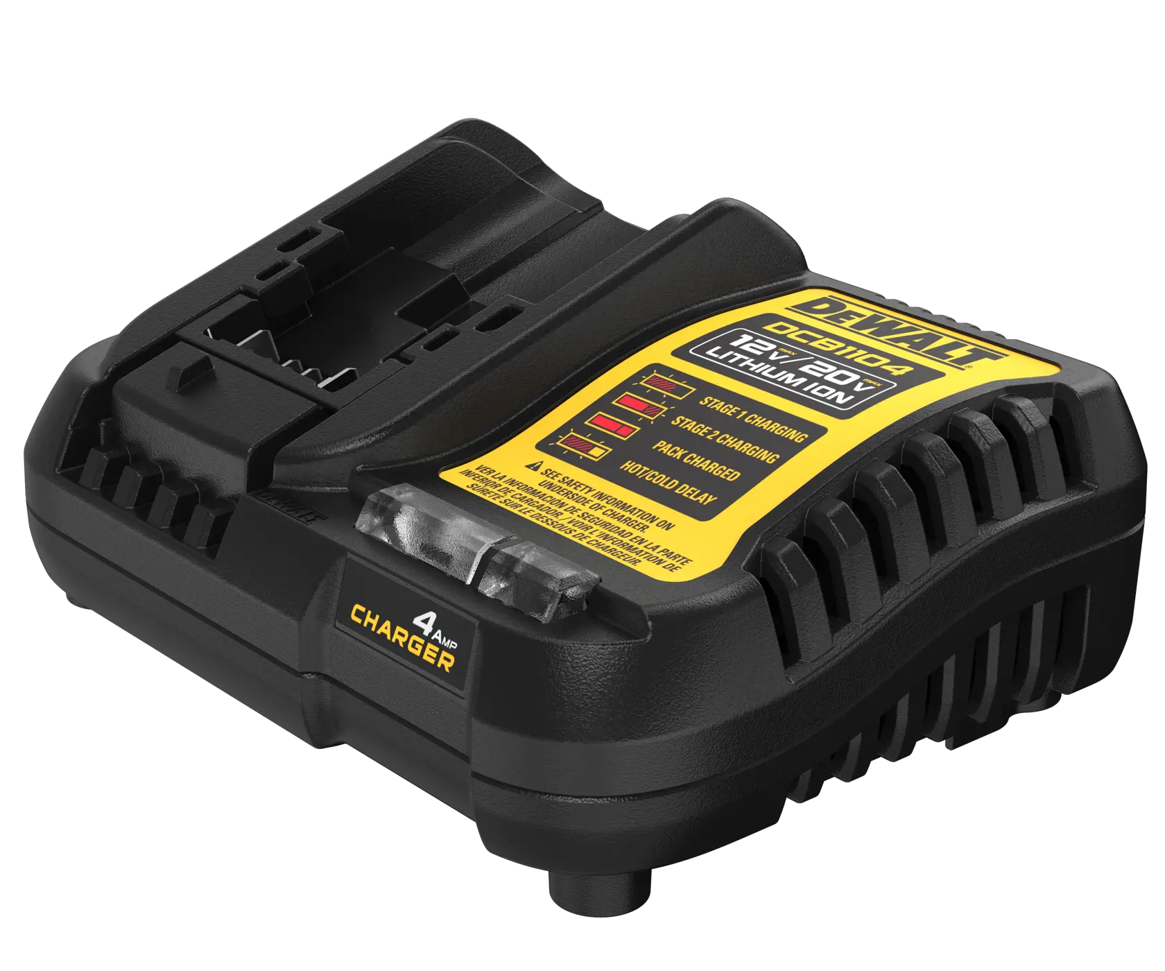 DeWalt DCB1104 12V/20V MAX 4 Amp Charger - image 3