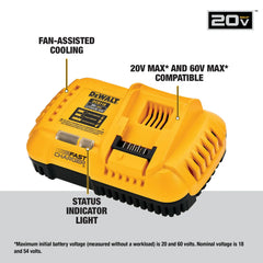 DeWalt DCB118 20V MAX/60V MAX FLEXVOLT 8 Amp Fast Charger - image 4