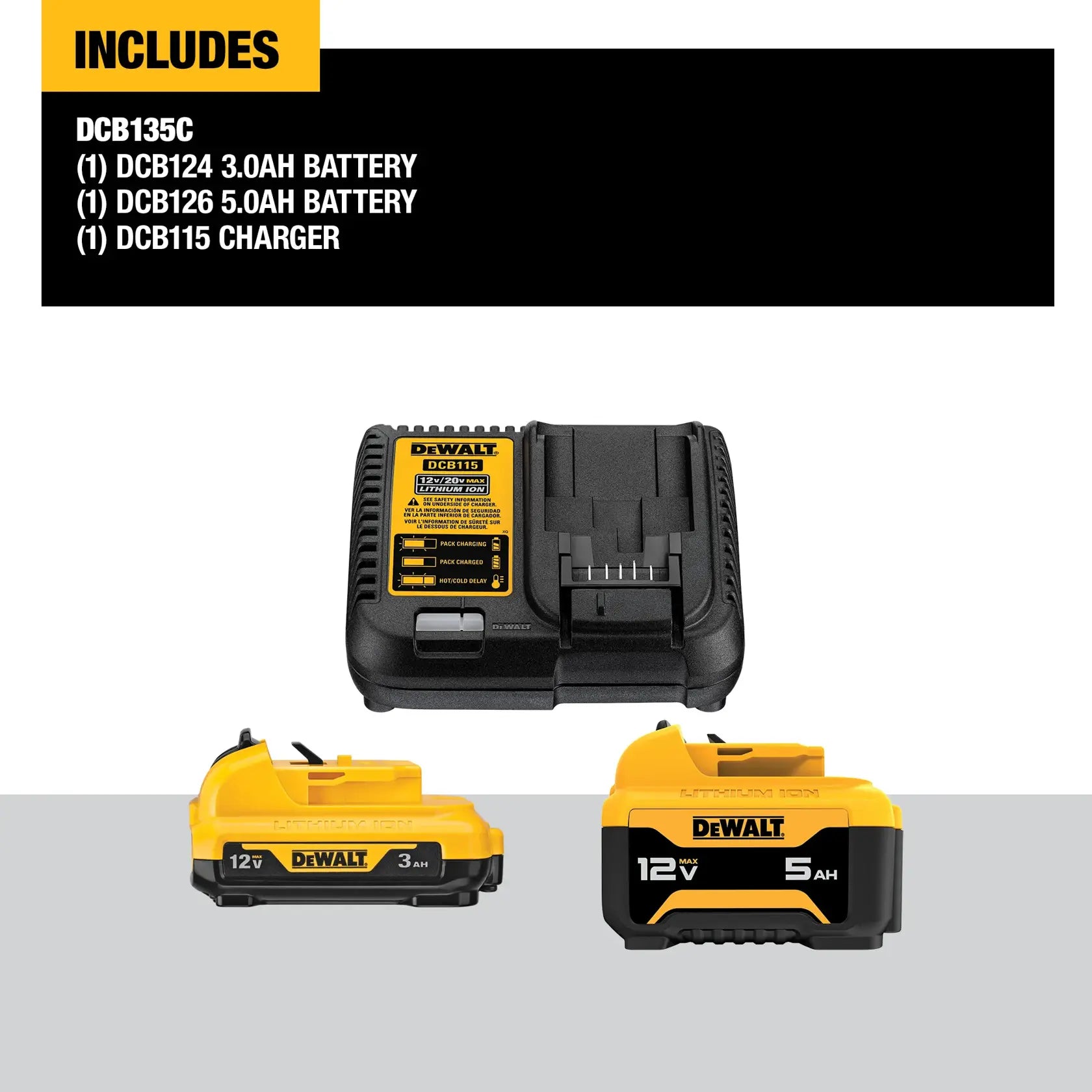 DeWalt DCB135C 12V MAX Battery Starter Kit - image 2