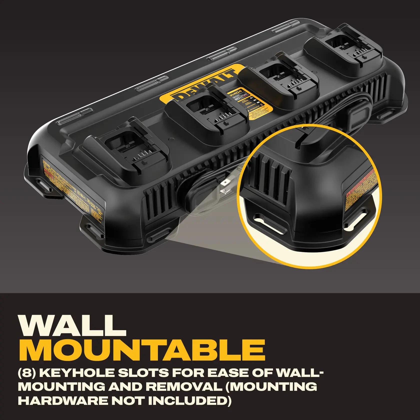 DeWalt DCB1404 12V MAX/20V MAX/FLEXVOLT 4 Amp Multiport Charger - image 7