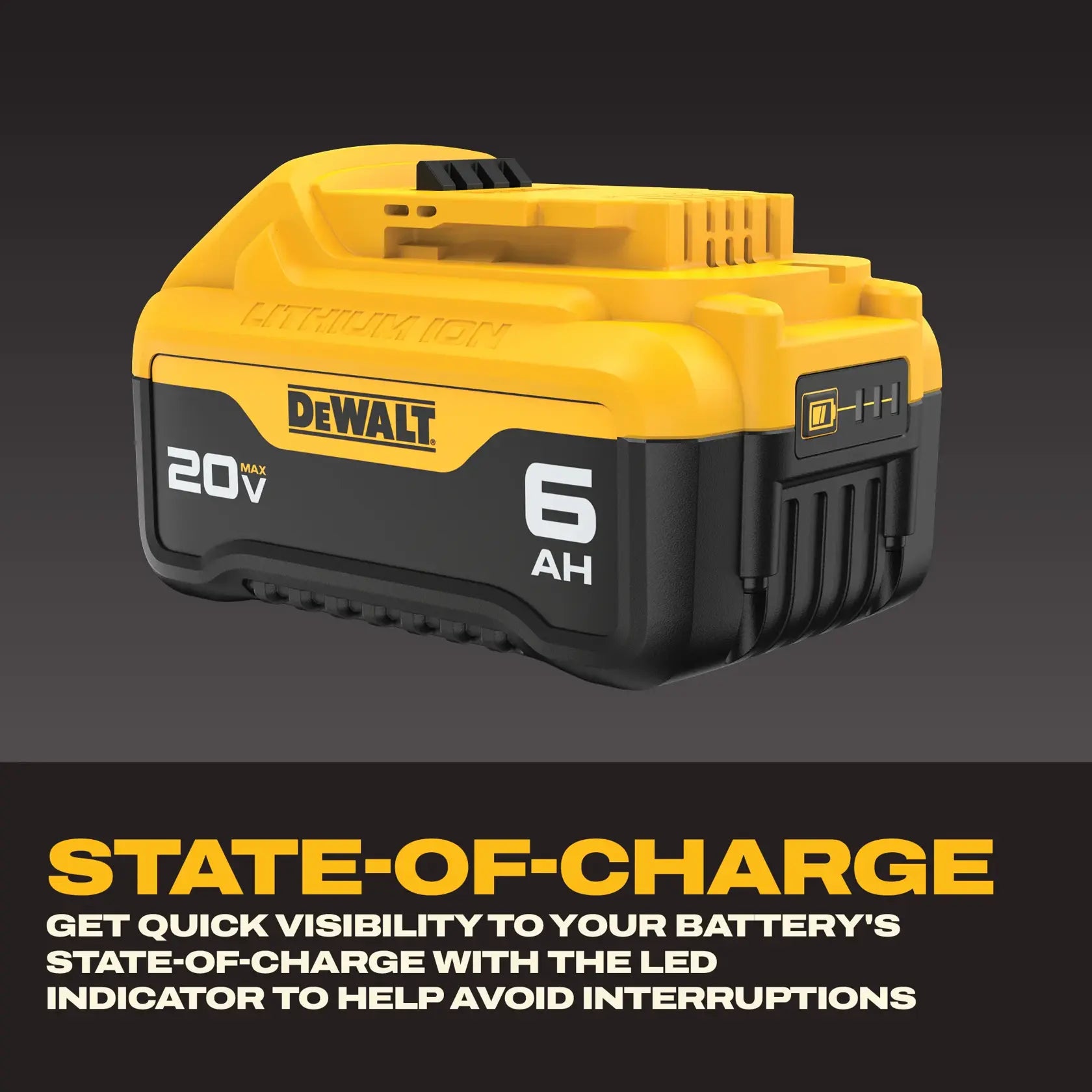 DeWalt DCB206-2 20V MAX 6Ah Battery (2 Pk) - image 4