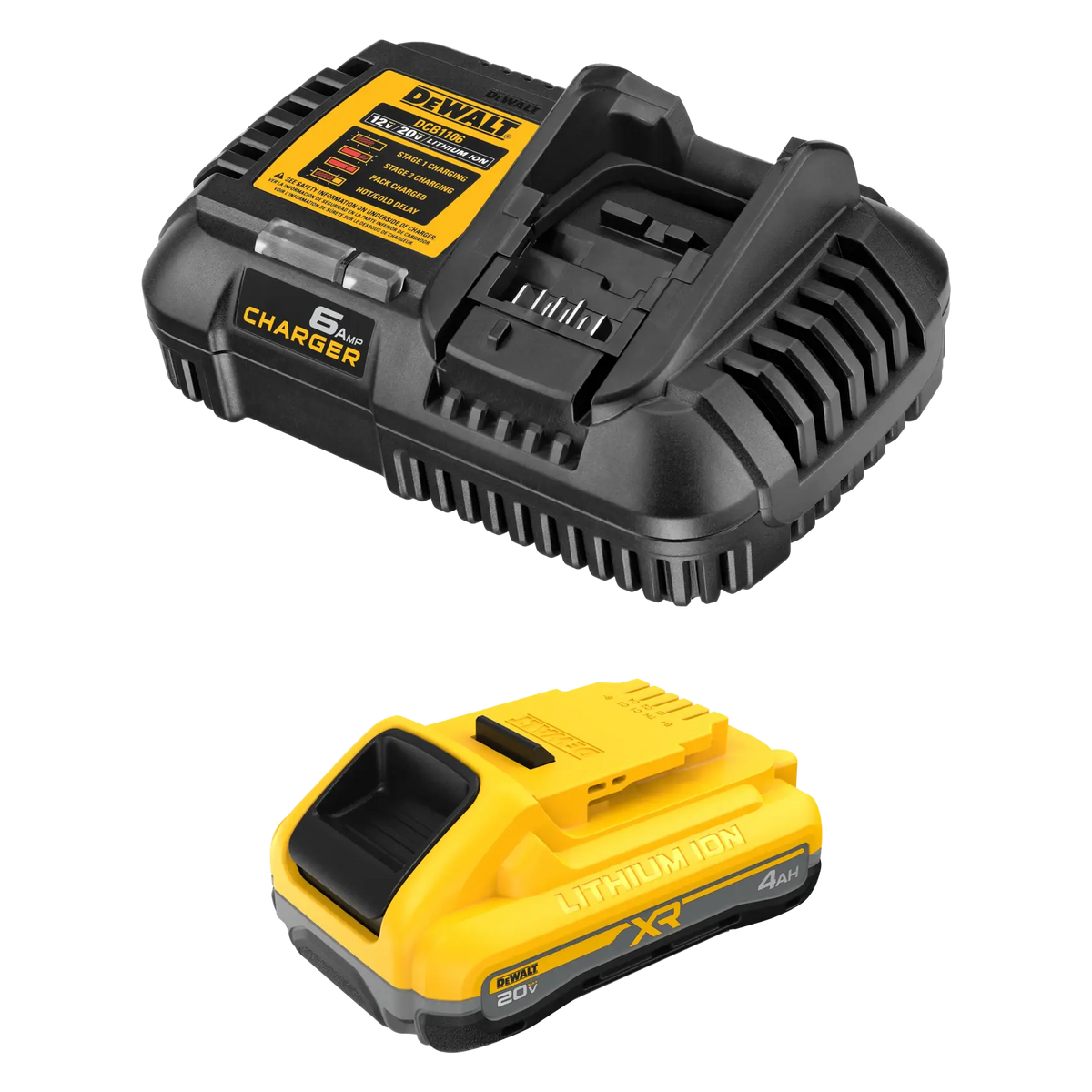 DeWalt DCB2104C 20V MAX XR 4Ah Battery + Charger Kit - image 1