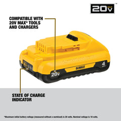 DeWalt DCB240-2 20V MAX Lithium-Ion 4.0Ah Battery (2 -Pack) - image 3