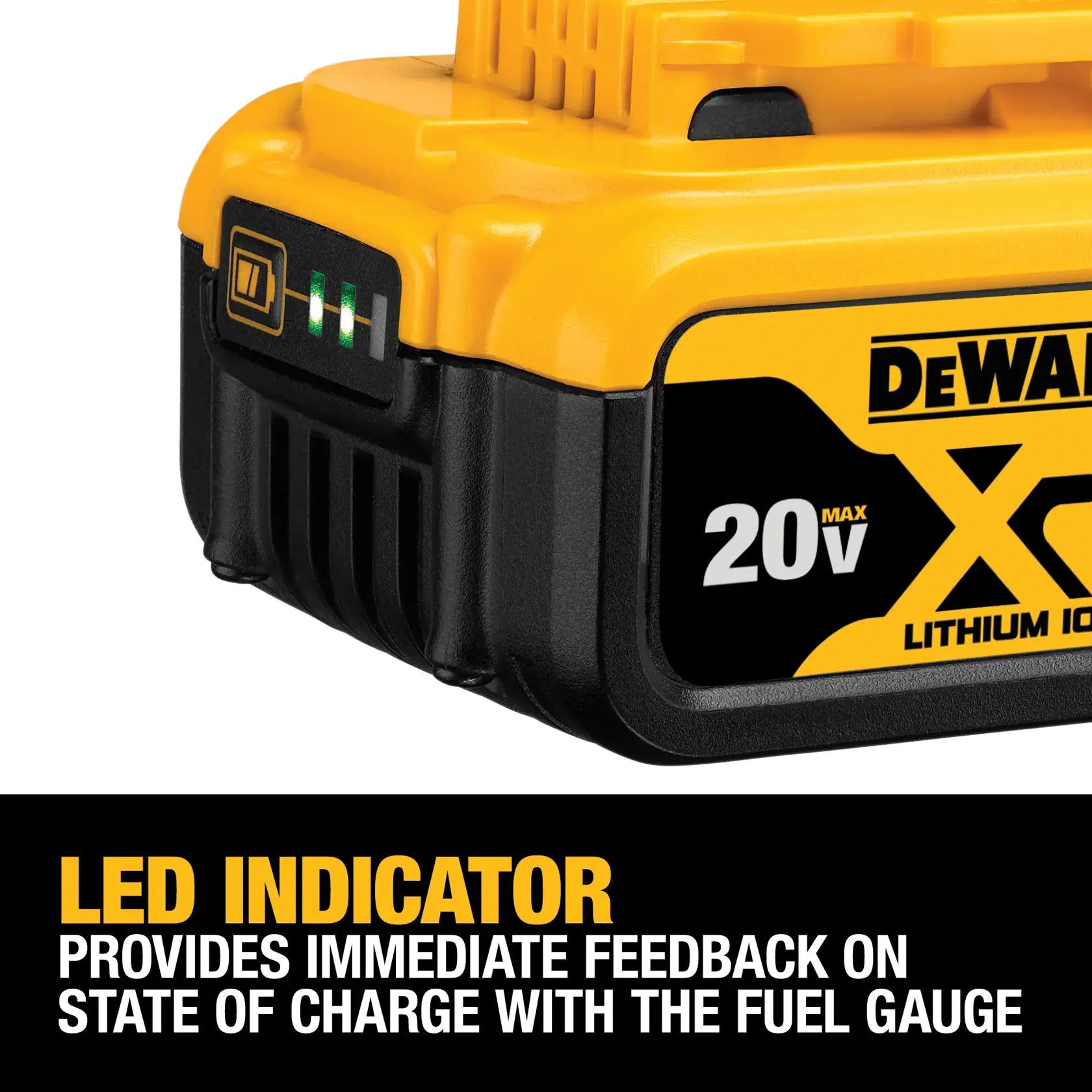 DeWalt DCB324-4 20V MAX Lithium-Ion 2.0Ah Battery (2 -Pack) and 20V MAX Lithium-Ion 4.0Ah Battery (2 -Pack) - image 6