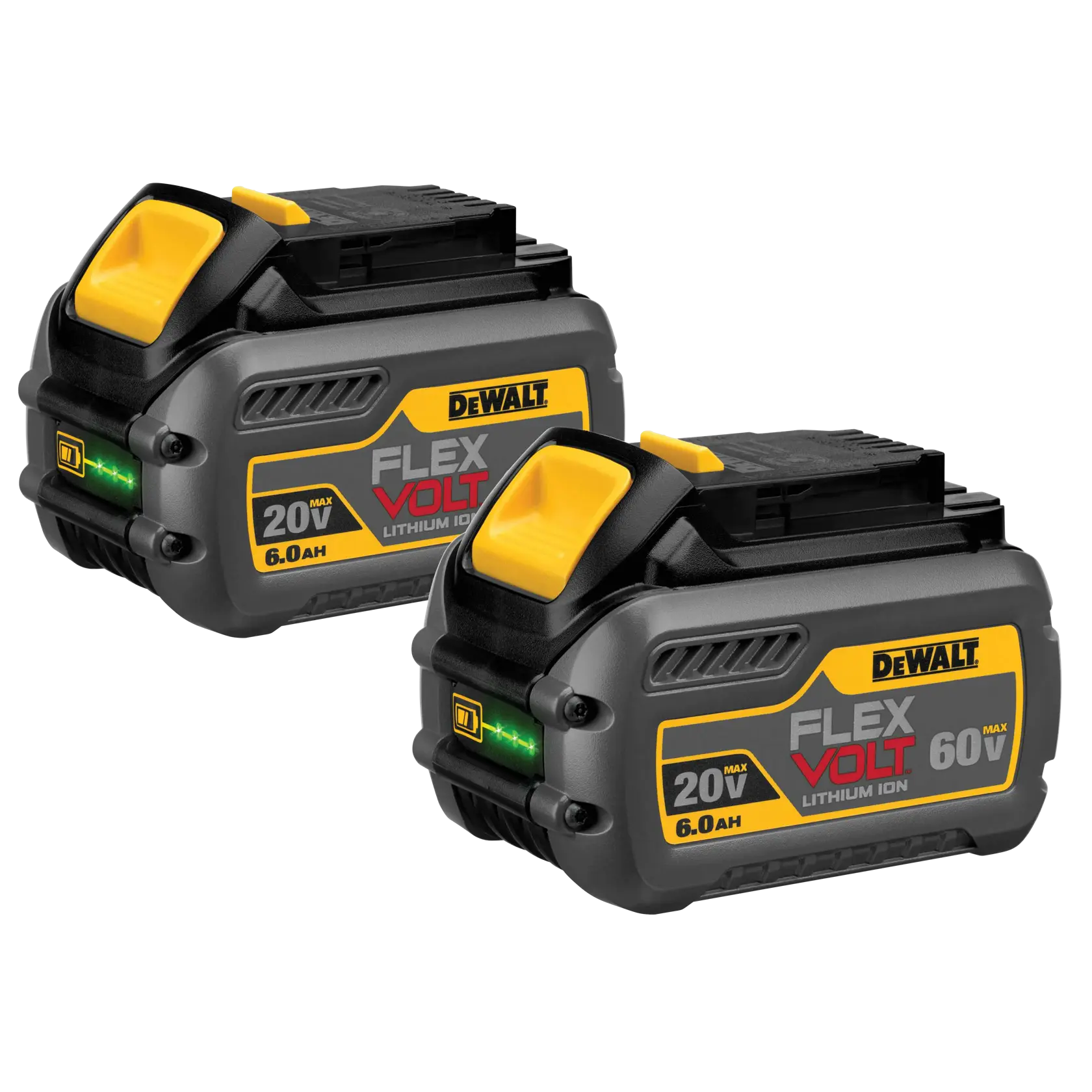 DeWalt DCB606-2 FLEXVOLT 20/60V MAX 6Ah Battery (2 Pk) - image 3