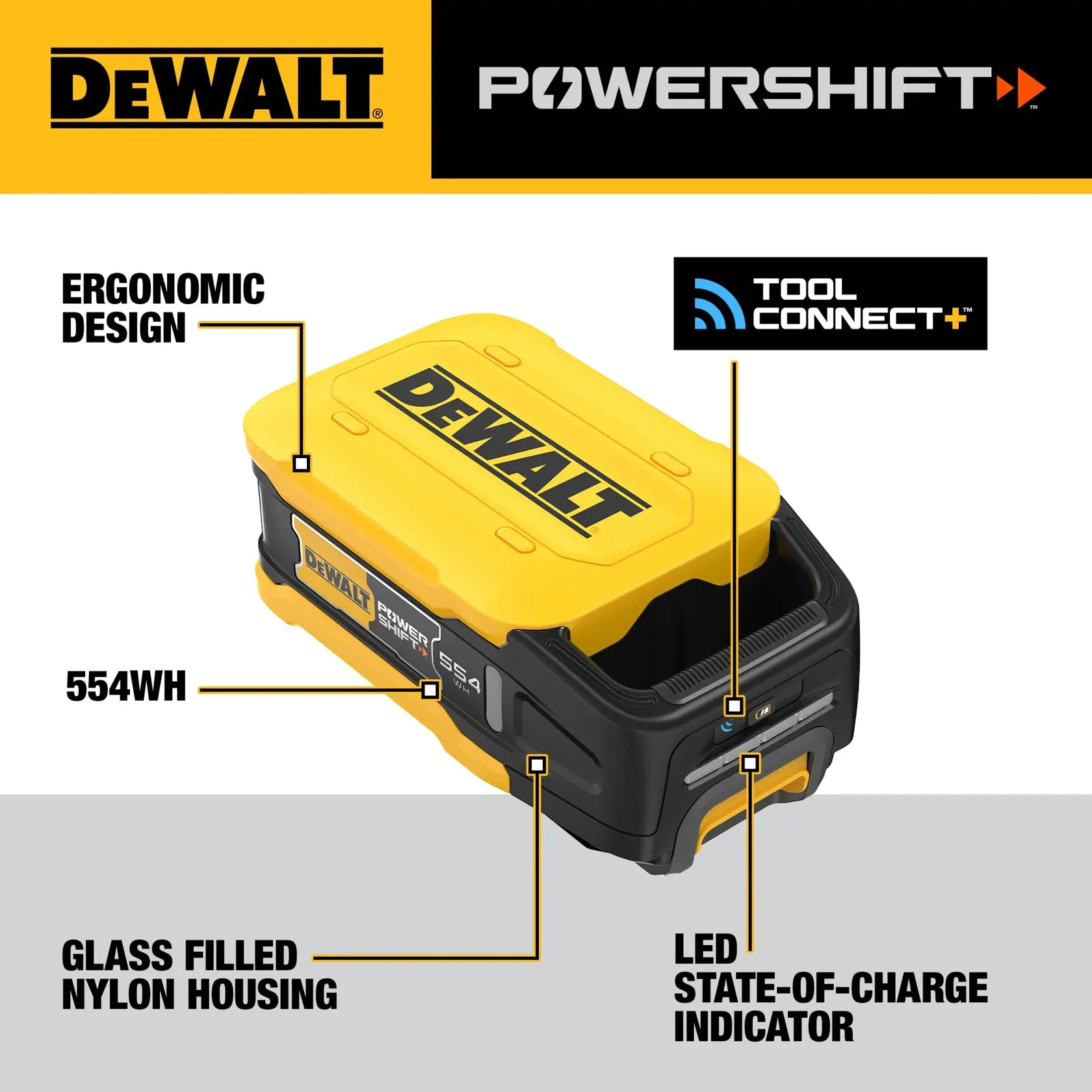 DeWalt DCBPS0554 Powershift 554Wh Battery - image 3