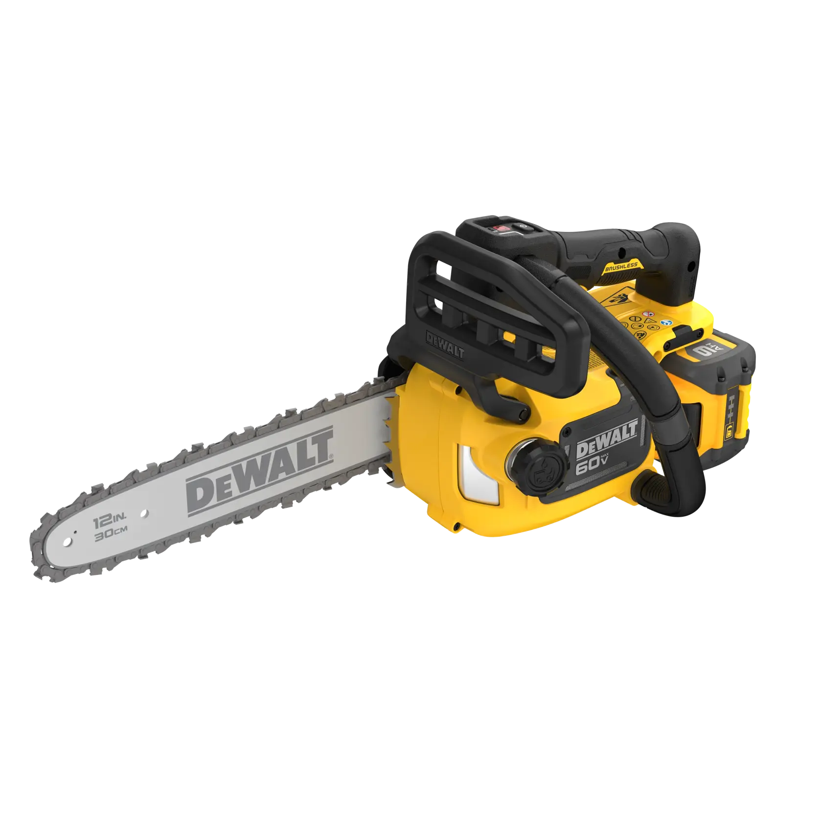 DeWalt DCCS673X1 60V MAX 12" Brushless Cordless Compact Top Handle Chainsaw with Tool Connect Kit - image 3