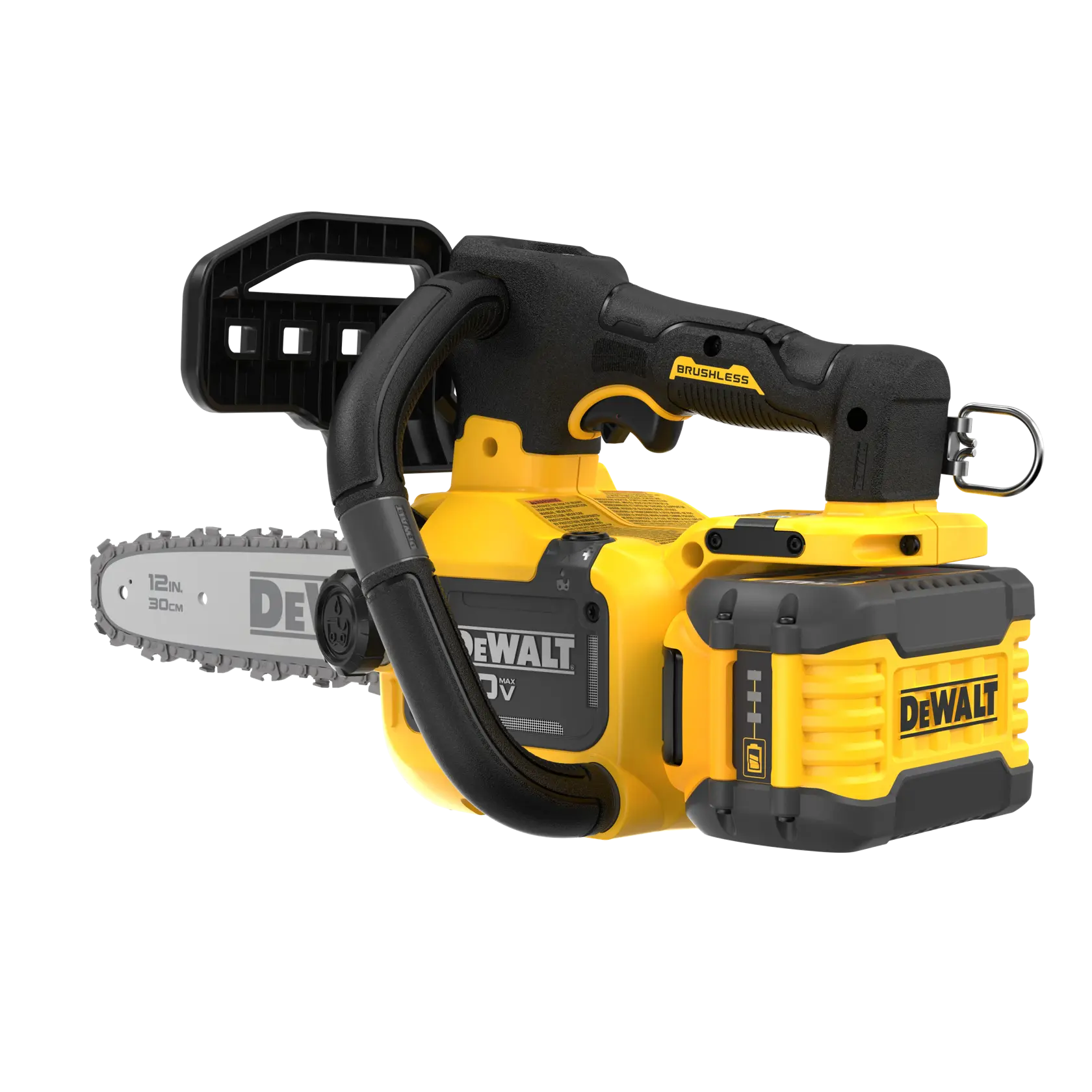 DeWalt DCCS673X1 60V MAX 12" Brushless Cordless Compact Top Handle Chainsaw with Tool Connect Kit - image 5