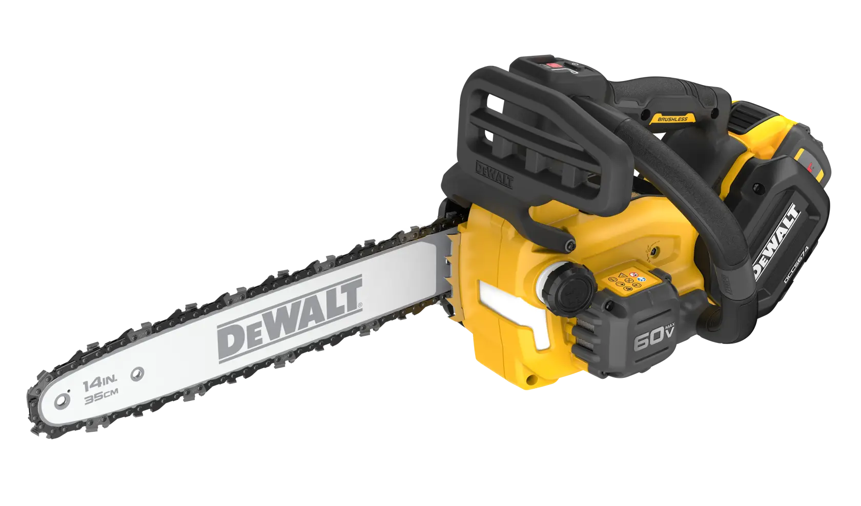 DeWalt DCCS674X2 60V MAX 14 In. Top Handle Chainsaw Kit - image 3
