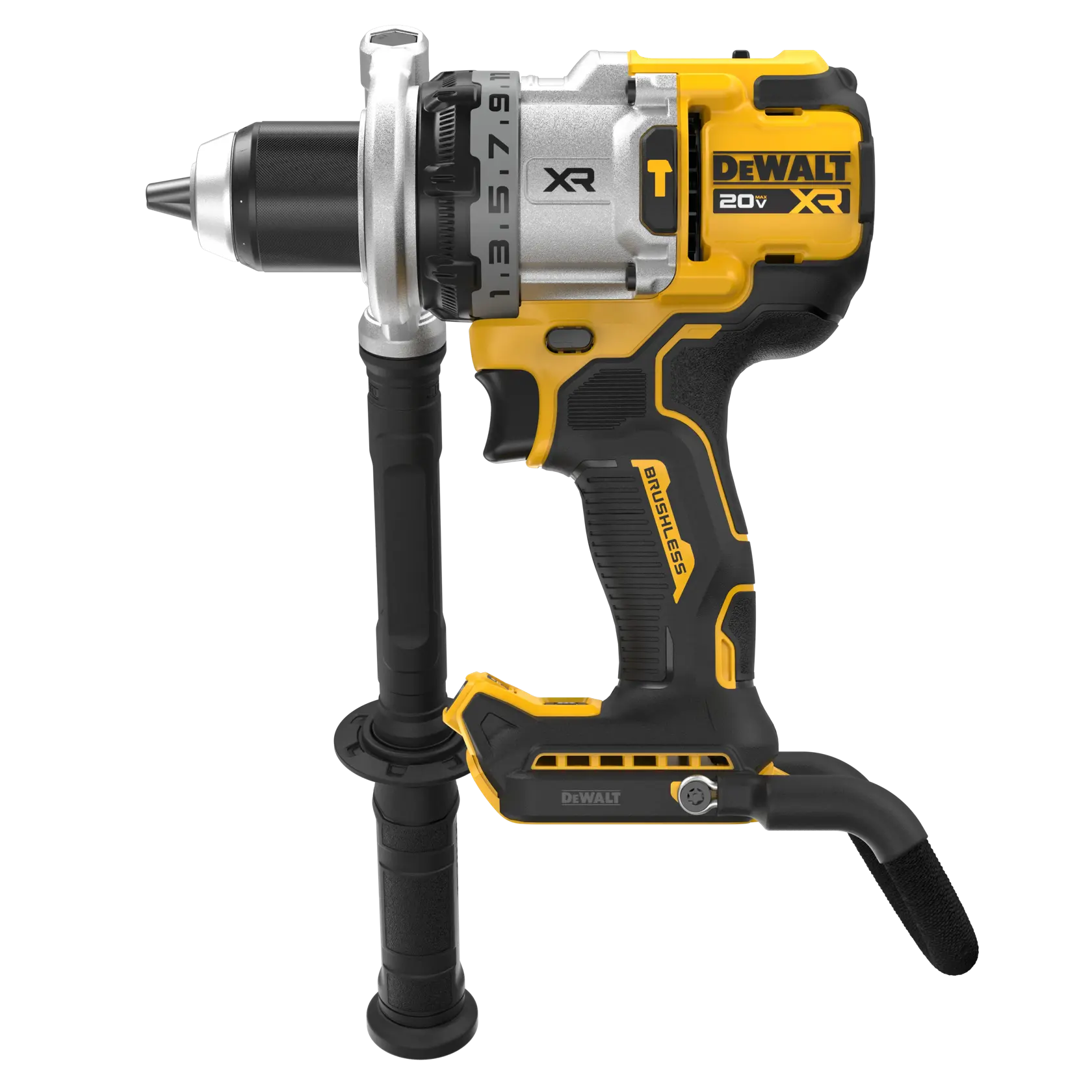 DeWalt DCD1007BLR 20V MAX XR Brushless Cordless 1/2" 3-Speed Hammer Drill, Tool Only - image 2