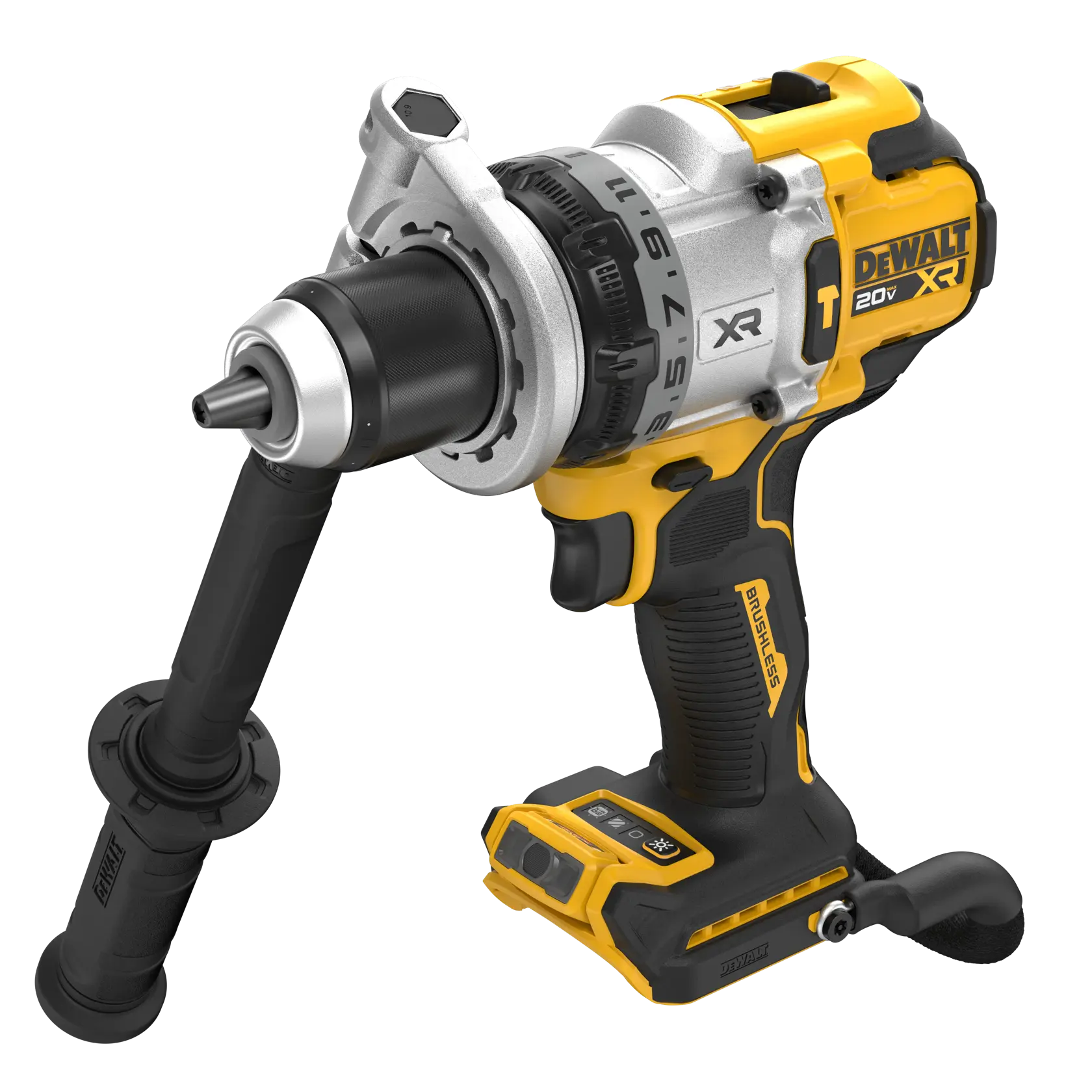 DeWalt DCD1007BLR 20V MAX XR Brushless Cordless 1/2" 3-Speed Hammer Drill, Tool Only - image 3