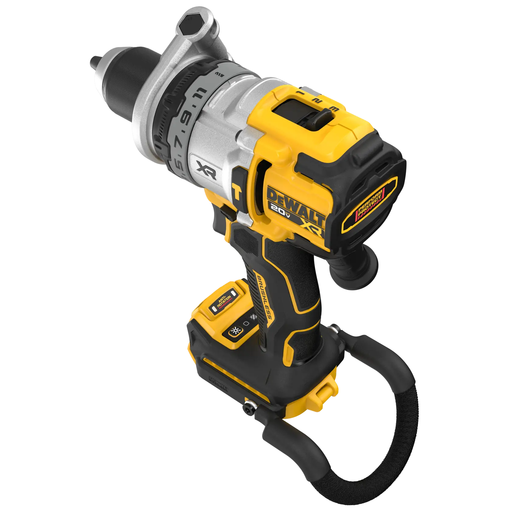 DeWalt DCD1007BLR 20V MAX XR Brushless Cordless 1/2" 3-Speed Hammer Drill, Tool Only - image 6