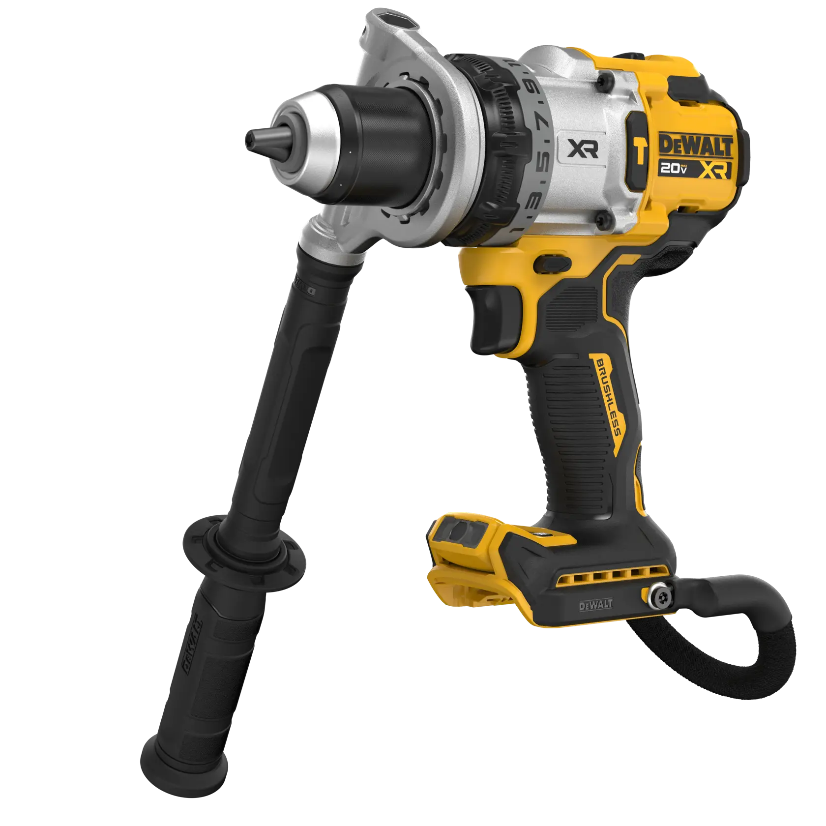 DeWalt DCD1007BLR 20V MAX XR Brushless Cordless 1/2" 3-Speed Hammer Drill, Tool Only - image 7