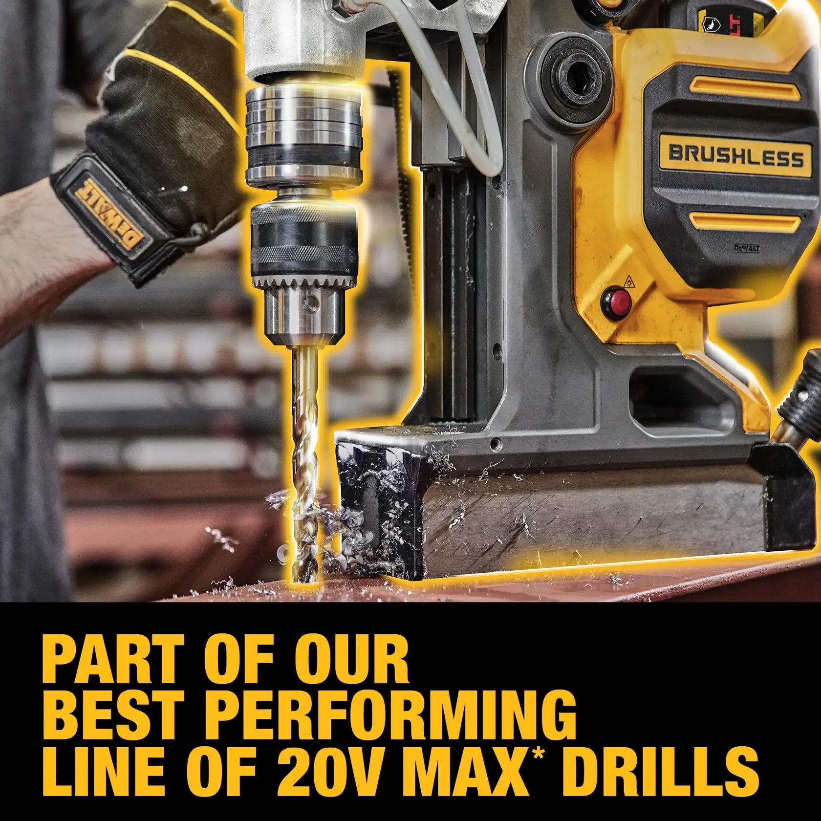 DeWalt DCD1624GX2 20V MAX XR 2-in Cordless Brushless Magnetic Drill Press Kit - image 4