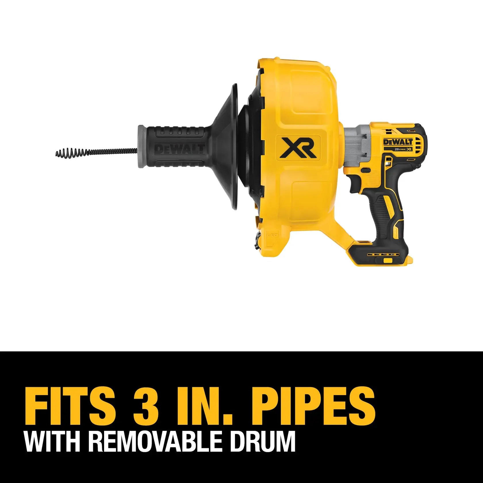 DeWalt DCD200B 20V MAX XR Brushless Drain Snake (Tool Only) - image 5