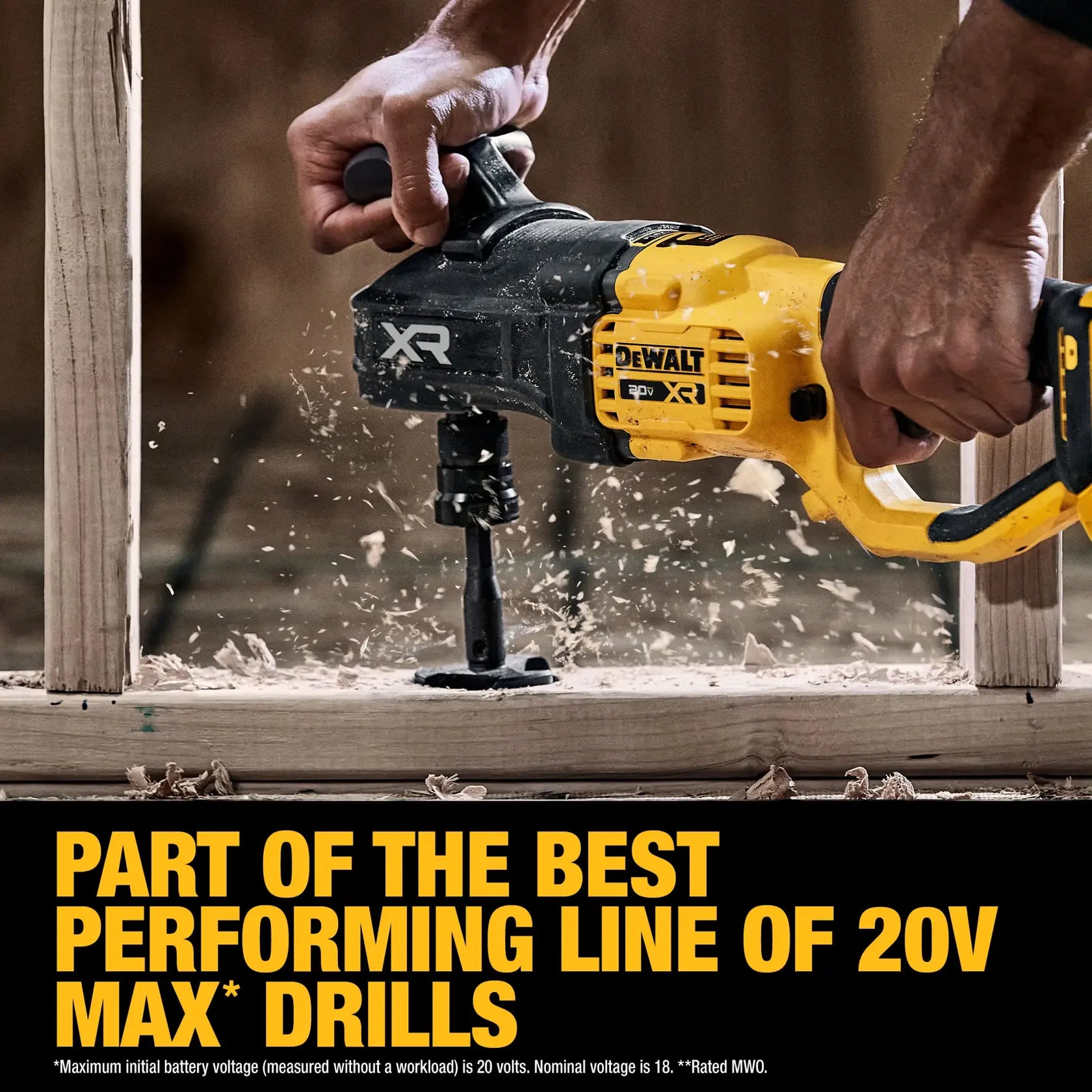 DeWalt DCD447WW1 20V MAX XR Brushless Cordless 7/16 in. Quick Change Compact Stud & Joist Drill Kit - image 7