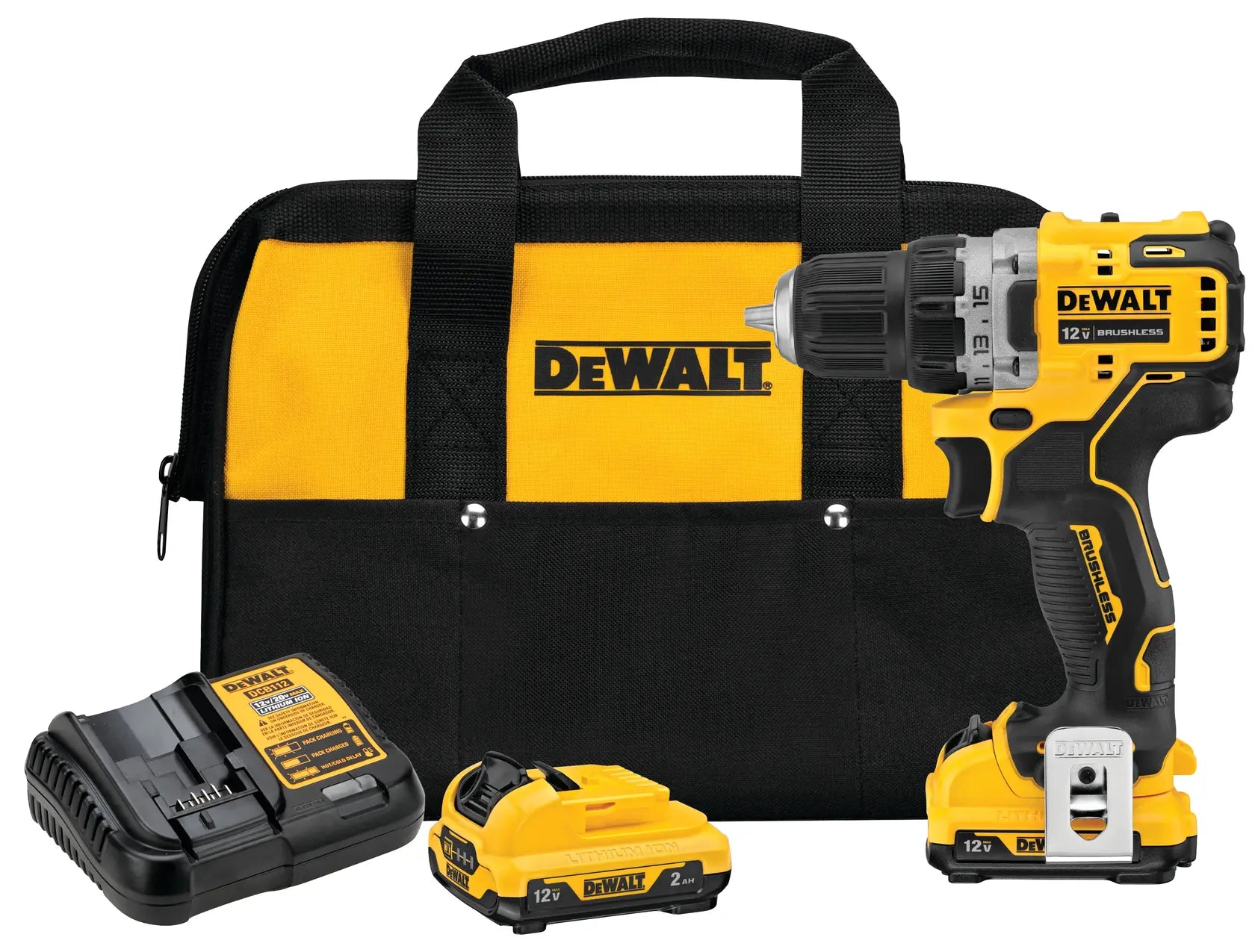 DeWalt DCD701F2 12V MAX Brushless Cordless 3/8-in Drill/Driver Kit - image 1