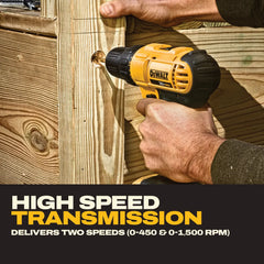 DeWalt DCD771C2 20V MAX Compact Drill/Driver Kit with (2) Batteries - image 4